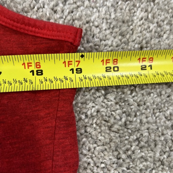 Texas Rangers Shirt Mens Small Red Logo MLB Baseball Sleeveless Tank Top Muscle - Picture 7 of 8